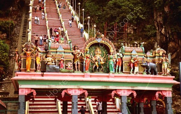 Entrance to Hindu Temple, Batu Caves, Kuala Lumpur
